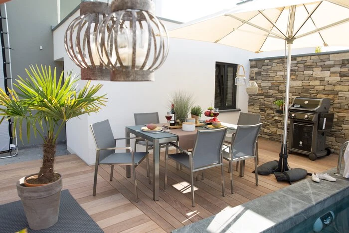 Gartenstuhl Porto, Edelstahl – Bild 2