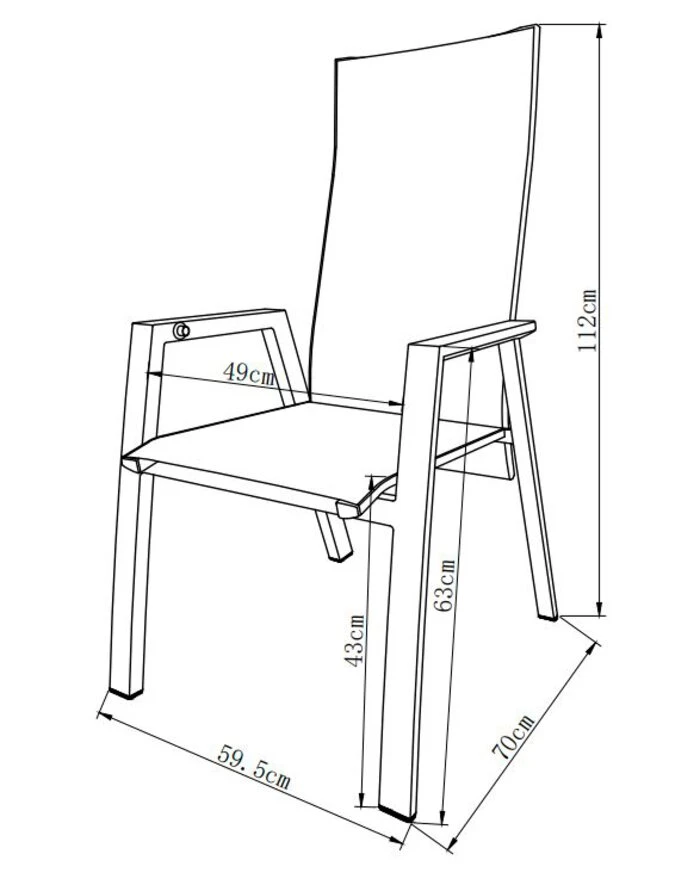 Gartenmöbel Set Deluxe Alu 7tlg. â Bild 6