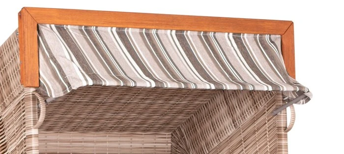 Strandkorb Comfort XL Muschelschale – Bild 3