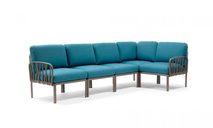 NARDI Loungemöbel Set, Komodo 5 5tlg., Sunbrella