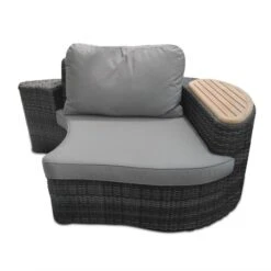 Gartensofa-Modul Wow, Aluminium/Geflecht