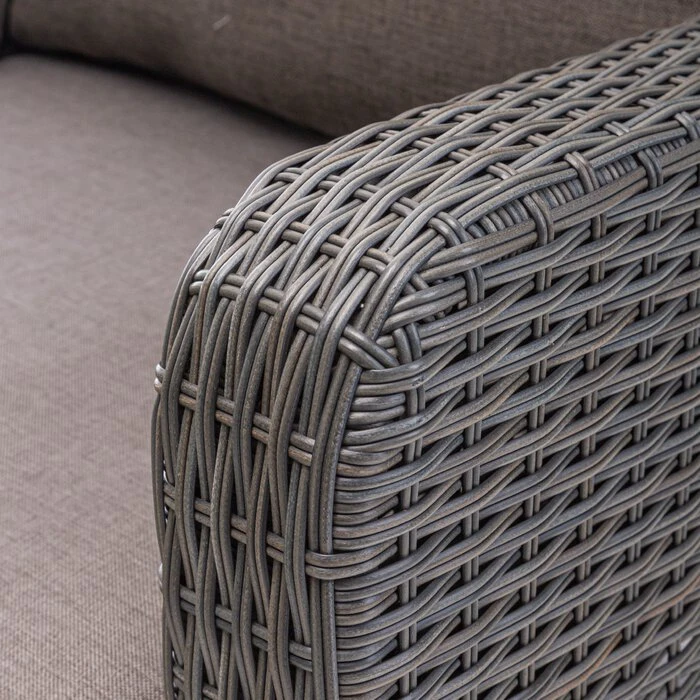 Loungemöbel Set Bergamo Grau 3tlg. â Bild 3