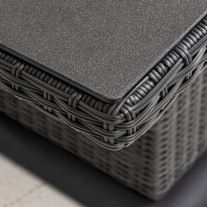 Loungetisch Deluxe Lounge Grau 130x75cm – Bild 3