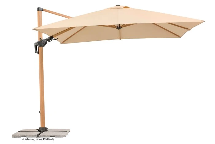 Ampelschirm Rhodos Twist Woody 300x300cm