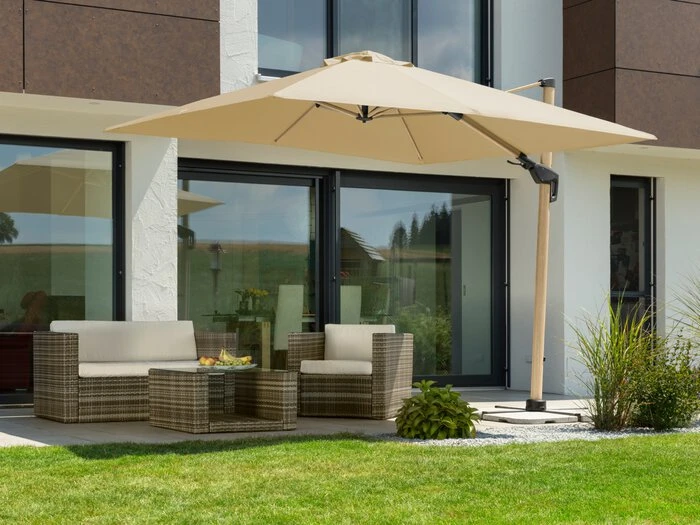 Ampelschirm Rhodos Twist Woody 300x300cm â Bild 2