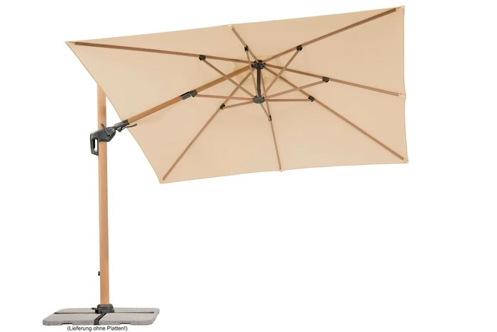 Ampelschirm Rhodos Twist Woody 300x300cm â Bild 3