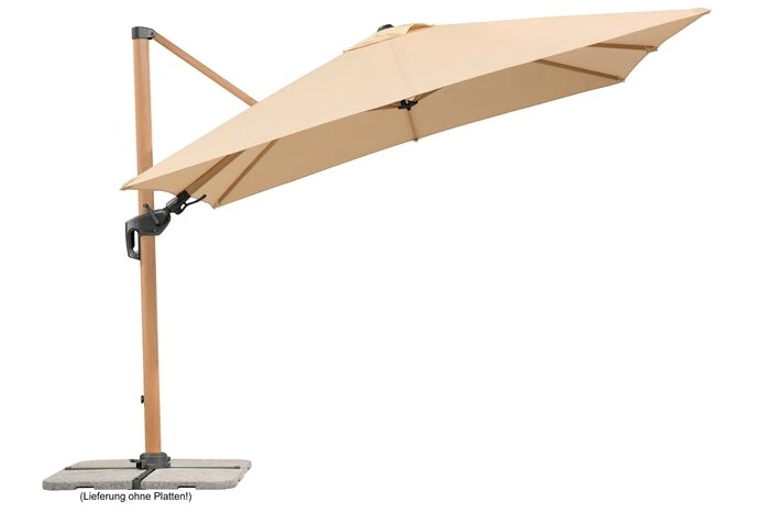 Ampelschirm Rhodos Twist Woody 300x300cm â Bild 5