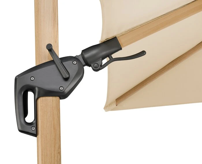 Ampelschirm Rhodos Twist Woody 300x300cm â Bild 8