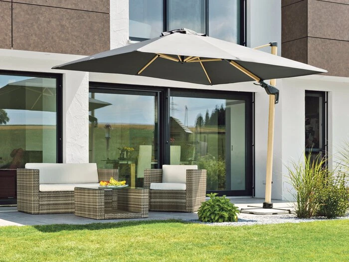 Ampelschirm Rhodos Twist Woody â Bild 2