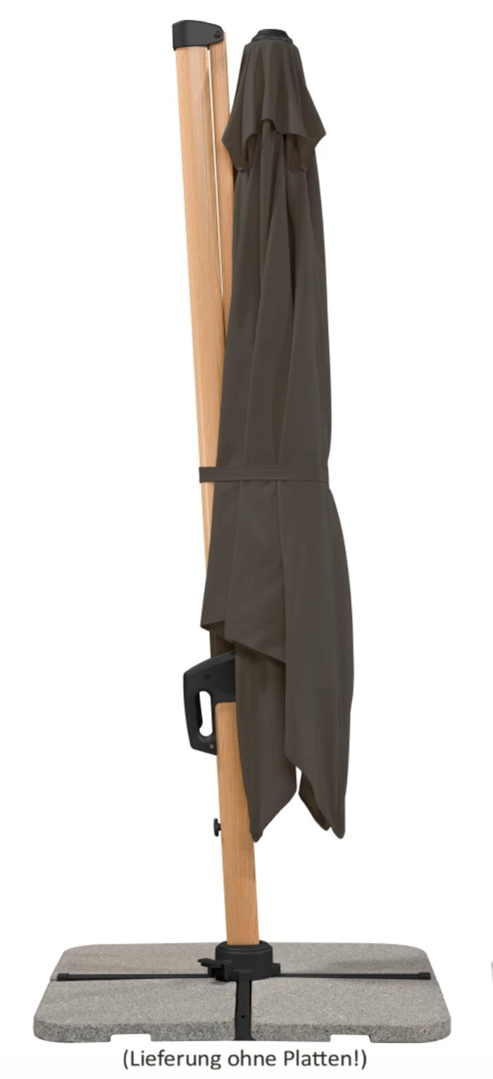 Ampelschirm Rhodos Twist Woody â Bild 9