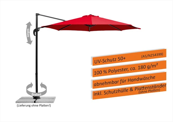 Ampelschirm Rhodos Junior ø 300 Cm – Bild 10