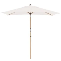 Doppler Marktschirm Alu Wood 140 X 200 Cm