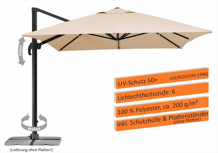 Ampelschirm Rhodos Grande 300 X 400cm â Bild 3