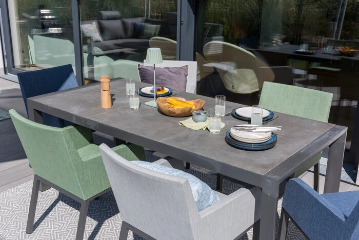 Gartenmöbel Set Badia 7tlg. Grau â Bild 4