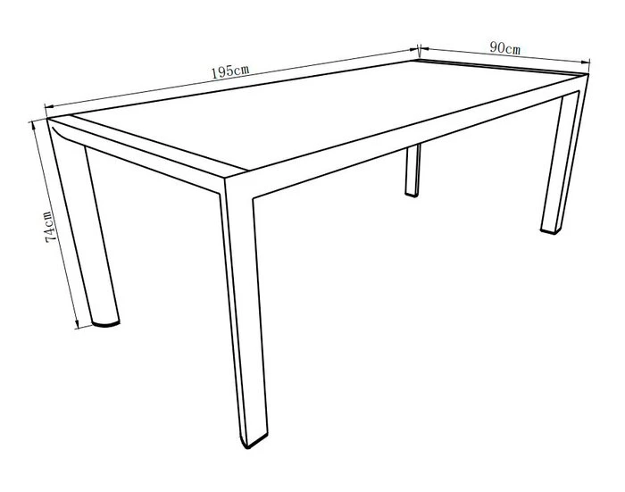 Gartenmöbel Set Badia 7tlg. Grau â Bild 9