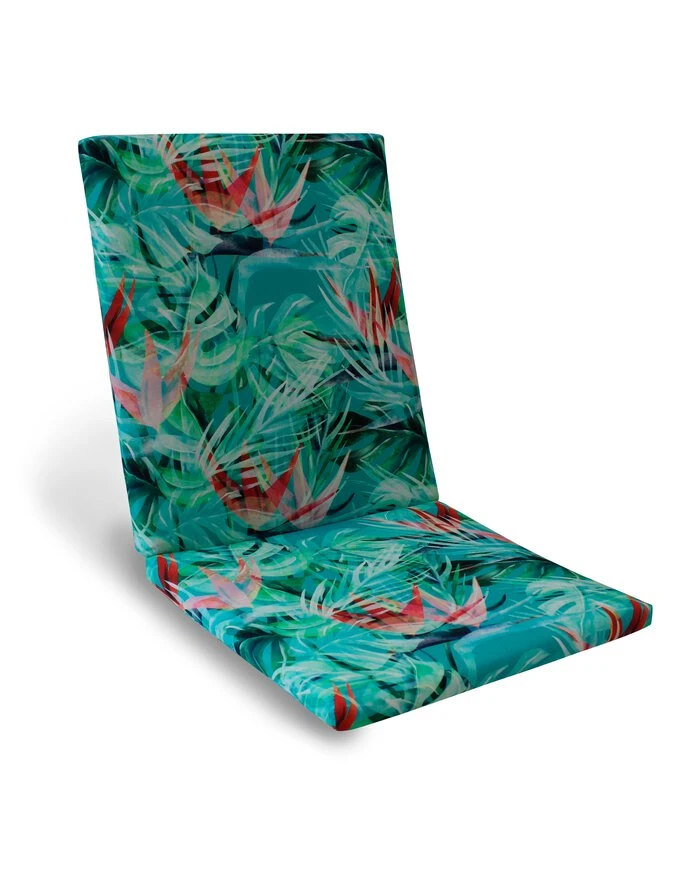 Niedriglehner-Auflage Blume 102 X 50 Cm