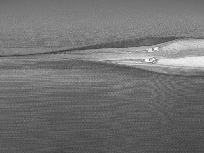 Bank-Auflage Unica 140x45cm, In Silber – Bild 3