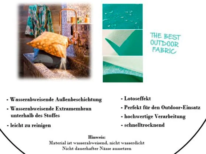 Madison Bank-Auflage Palettenauflage 120 X 80 Cm – Bild 5