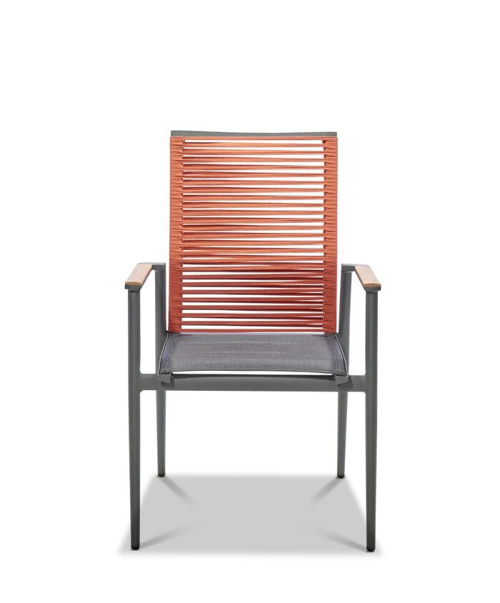 Gartenmöbel Set Amsterdam 6tlg. Rot – Bild 2