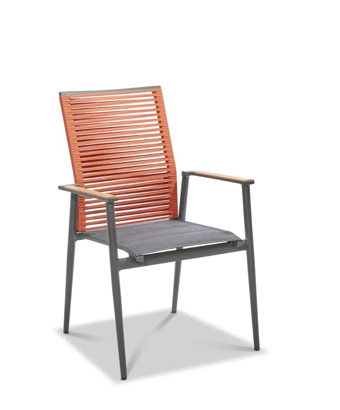 Gartenmöbel Set Amsterdam 6tlg. Rot – Bild 3