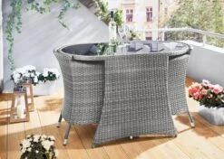 Balkonset Barbados 3tlg,Polyrattan