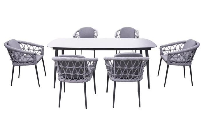 Gartenmöbel-Set Muses Essgruppe 7tlg.