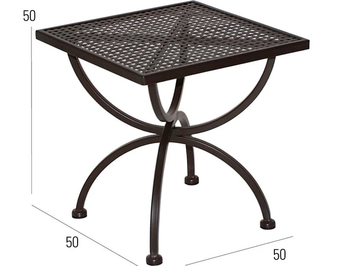 MBM Gartentisch Romeo 50 X 50 Cm, Eisen – Bild 2