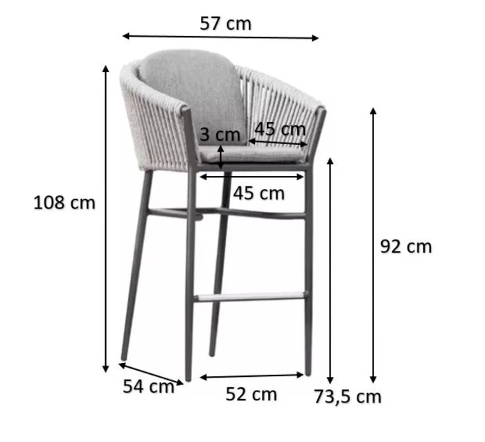 Gartenstuhl Muses Essgruppe – Bild 3